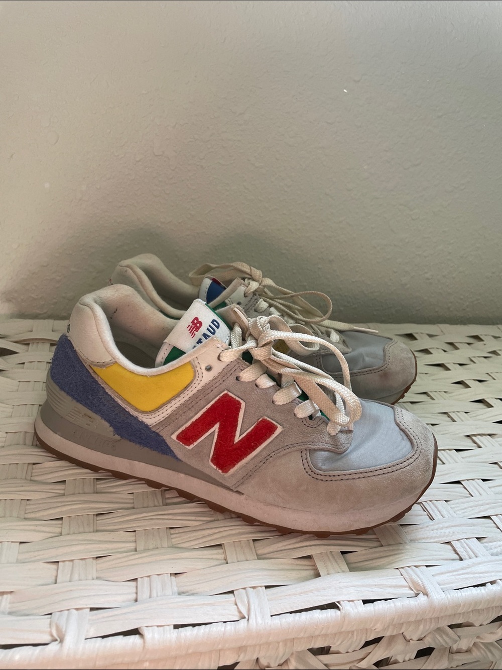 Staud x New Balance 574 New Balance